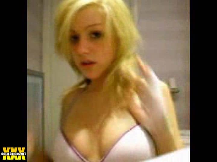 Blonde Masterbating Video 36
