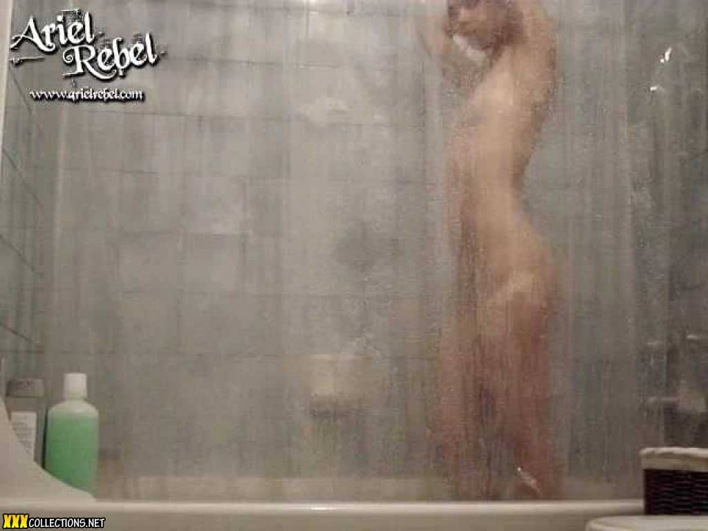 Ariel rebel voyeur shower video