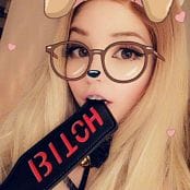 เบลล์ เดลฟีน Snapchat BDSM Story Pics 011