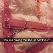 เบลล์ เดลฟีน Snapchat BDSM Story Pics 019