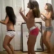 3 Cute Amateur Teens Dancing In Bedroom Video