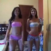  2 Pretty Latina Teens Dancing For The Camera Video