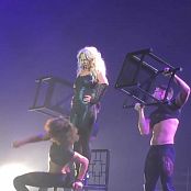  Britney Spears Sexy Catsuit nero lucido fa qualcosa dal vivo video HD